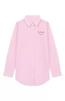 Хлопковая рубашка MC2 Saint Barth