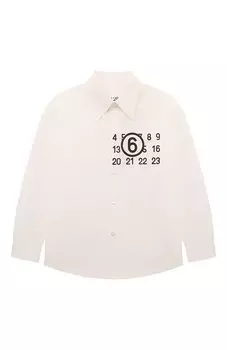 Хлопковая рубашка MM6