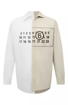Хлопковая рубашка MM6