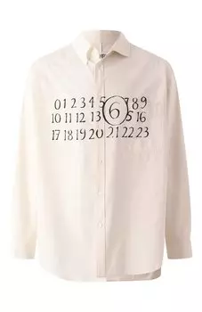 Хлопковая рубашка MM6