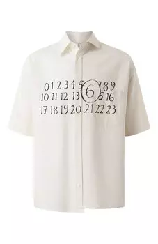 Хлопковая рубашка MM6