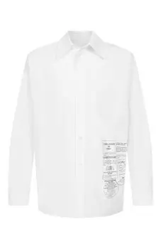 Хлопковая рубашка MM6