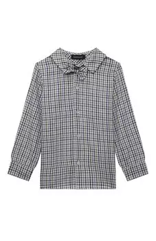 Хлопковая рубашка Monnalisa