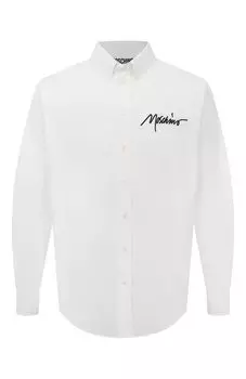 Хлопковая рубашка Moschino
