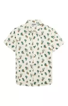 Хлопковая рубашка Moschino