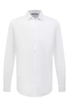 Хлопковая рубашка Moschino