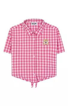 Хлопковая рубашка Moschino