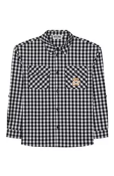 Хлопковая рубашка Moschino