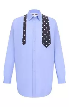 Хлопковая рубашка Moschino