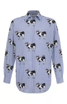 Хлопковая рубашка Moschino