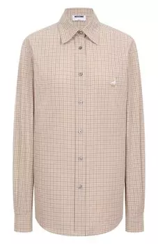 Хлопковая рубашка Moschino