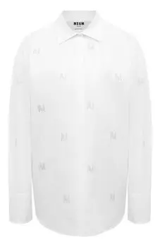 Хлопковая рубашка MSGM
