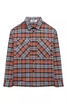 Хлопковая рубашка MSGM kids