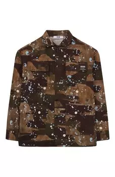 Хлопковая рубашка MSGM kids