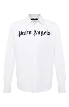 Хлопковая рубашка Palm Angels