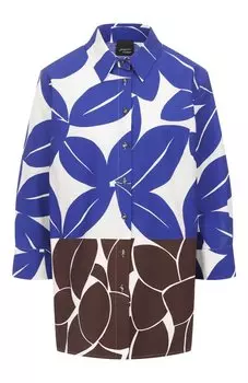 Хлопковая рубашка Persona by Marina Rinaldi