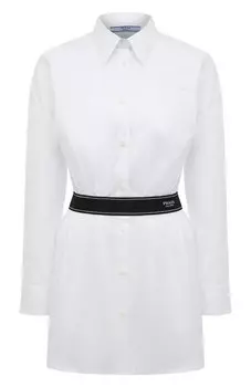 Хлопковая рубашка Prada