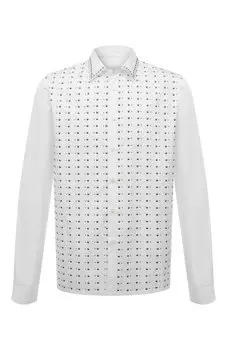 Хлопковая рубашка Prada