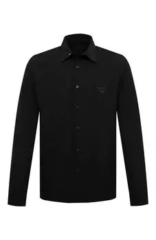 Хлопковая рубашка Prada