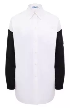 Хлопковая рубашка Prada