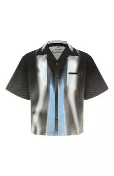 Хлопковая рубашка Prada