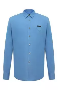 Хлопковая рубашка Prada