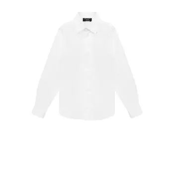 Хлопковая рубашка прямого кроя Dal Lago