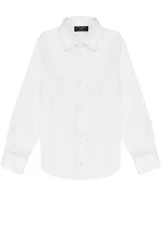 Хлопковая рубашка прямого кроя Dal Lago
