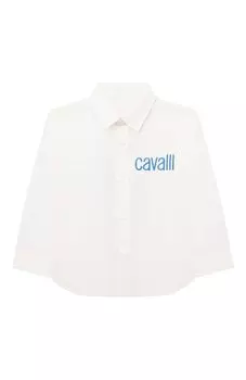 Хлопковая рубашка Roberto Cavalli