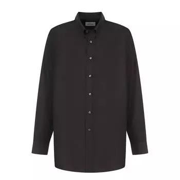 Хлопковая рубашка с воротником button down Brioni