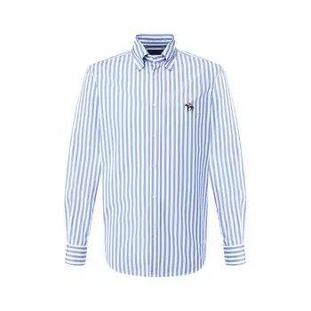 Хлопковая рубашка с воротником button down Ralph Lauren