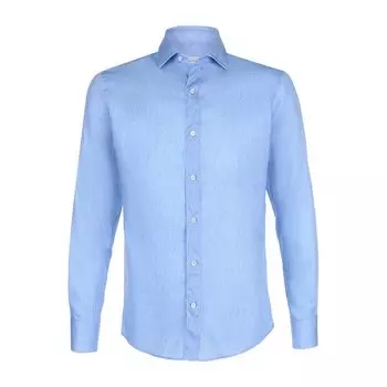 Хлопковая рубашка с воротником кент Zilli