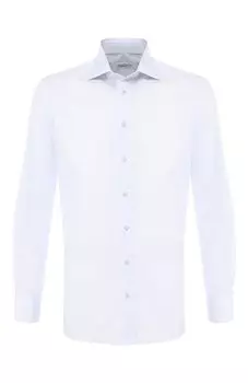 Хлопковая рубашка с воротником кент Zilli