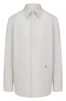 Хлопковая рубашка Saint Laurent