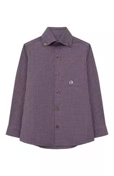 Хлопковая рубашка Stefano Ricci Junior