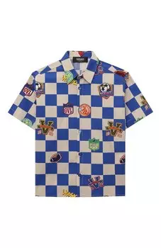 Хлопковая рубашка Versace
