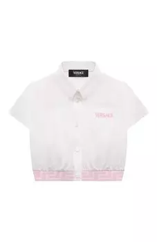 Хлопковая рубашка Versace