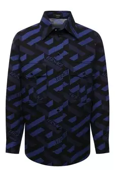 Хлопковая рубашка Versace