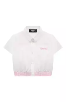 Хлопковая рубашка Versace