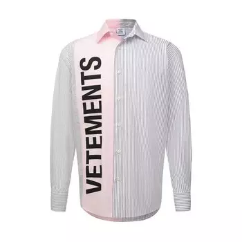 Хлопковая рубашка VETEMENTS