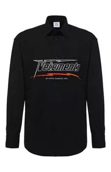 Хлопковая рубашка VETEMENTS