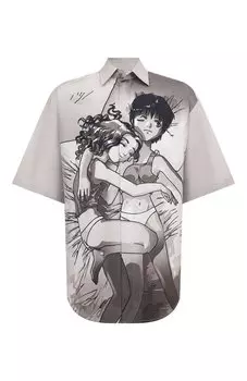 Хлопковая рубашка VETEMENTS