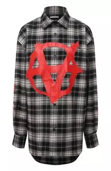 Хлопковая рубашка VETEMENTS