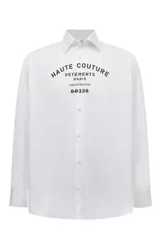 Хлопковая рубашка VETEMENTS