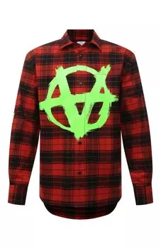 Хлопковая рубашка VETEMENTS