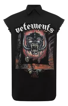 Хлопковая рубашка VETEMENTS