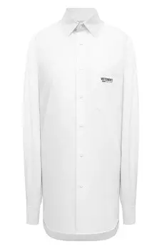 Хлопковая рубашка VETEMENTS