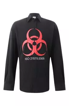 Хлопковая рубашка VETEMENTS