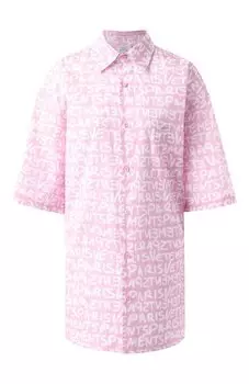 Хлопковая рубашка VETEMENTS