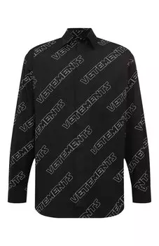Хлопковая рубашка VETEMENTS